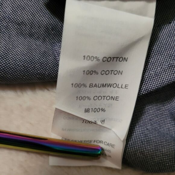 J Crew Shirt Mens Size Small Blue White Color Block Preppy Button Up - Picture 6 of 9